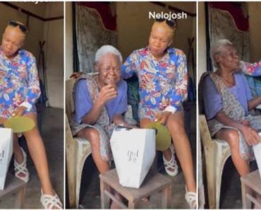 BREAKING: SAD: Single 96-Year-Old Imo Woman With No Child Cries Out in Video, Says Father Rejected All Her Suitors