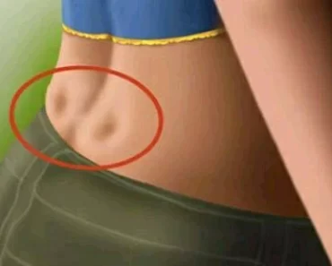 If you see these 2 holes on a Woman’s back, this is what it means