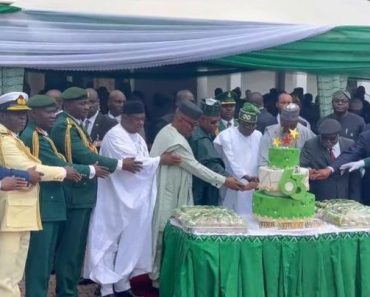 Nigeria @63: Watch Moment President Tinubu Cut The Independence Day Anniversary Cake (Video)