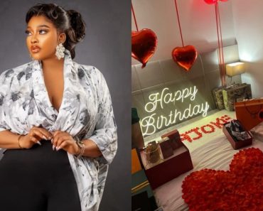 “He got me because I have never experienced such in my life” Biodun Okeowo emotional as her man surprises her in grand style