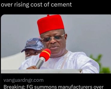 FG summons manufacturers over rising cost of cement