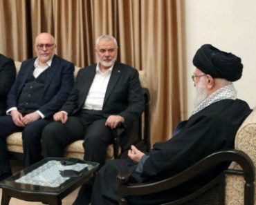 BREAKING: Hamas leader meets Khamenei, Supreme leader of Iran