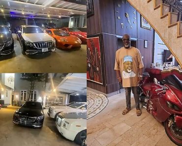 JUST IN: Dino Melaye Shows Off His Upgraded 15-vehicle Carport That Reportedly Cost N35 Million To Build