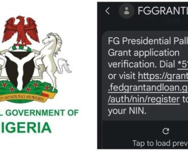 BREAKING: FG Announces Verification Process For N50,000 Presidential Palliative Grant