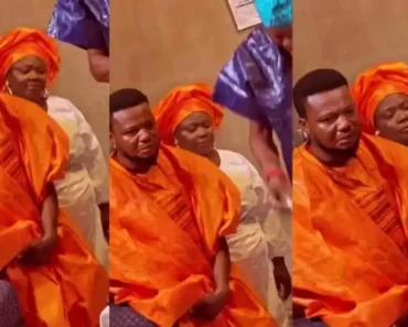 “Which Kind of Wedding Be Dis”– Massive Reaction As Olaiya Olaiya Wedd Tosin Olaniyan (Video)