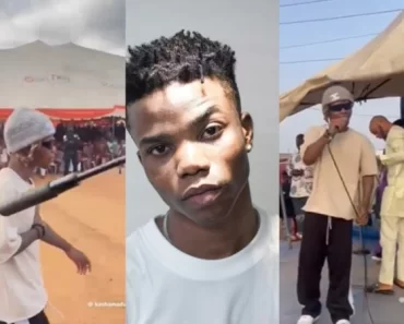 Heartbroken As Fans begs Olamide for mercy as photos of Lyta performing in trenches after fall out with YBNL surfaces