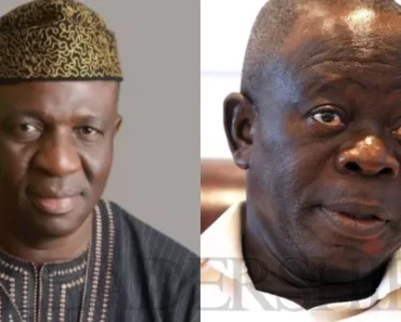 JUST IN: Edo Poll: Oshiomhole Apologises To Urhogide As Ex-Lawmaker Returns To APC