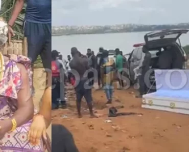 Body of Makeup Artiste, Abigail Frederick, Who D!ed in Boat Mishap With Jnr Pope Exhumed(Photos)