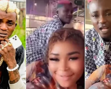JUST IN: ”It’s only you that refused to get pregnant for me, among all my women” – Portable tells Queen Dami over her refusal to bear him a child