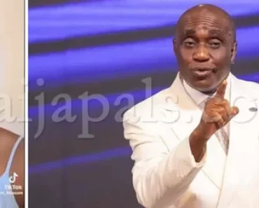 LEAVE OUR PASTORS ALONE: Lady Tackles Pastor David Ibiyeomie For Demanding 20% of Members’ Salaries As Offering (VIDEO)