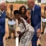 Reactions as Nigerian lady weds elderly white lover, dances joyfully with him (Video)