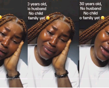 Video: “I Will Be 30 Next Year, No Marriage, No Child; I Always Go to Bed in Tears” Lady Laments In…