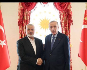 BREAKING: Hamas leader meets President Tayyip Recep Erdogan of Turkey