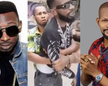 JUST IN: Singer May D beats up actor Uche Maduagwu in public [video]